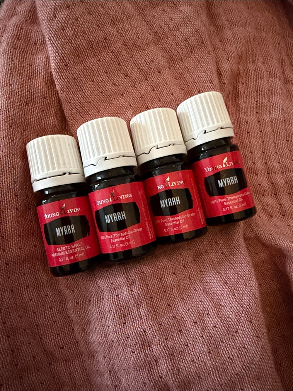 Young Living Myrrh Essential Oil Set of 4. (Will sell separately!)